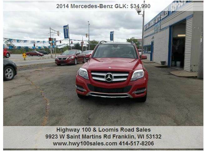 2014 Mercedes-benz GLK Glk250 Bluetec Awd 4matic 4dr Suv