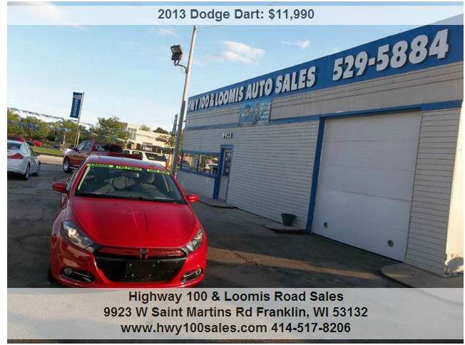 2013 Dodge Dart Rallye 4dr Sedan