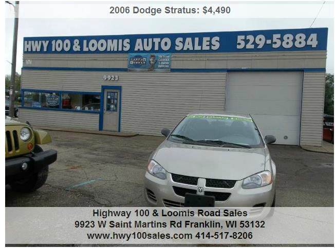 2006 Dodge Stratus Sxt 4dr Sedan