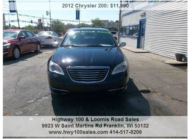 2012 Chrysler 200 Limited 4dr Sedan