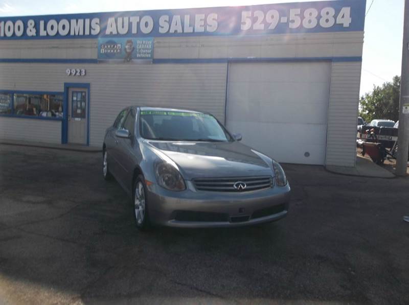 2005 Infiniti G35 X Awd 4dr Sedan