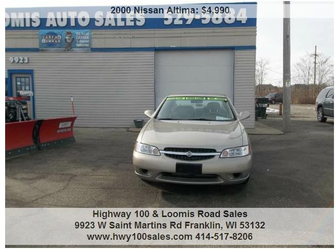 2000 Nissan Altima SE