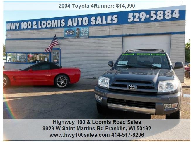 2004 Toyota 4runner SR5/SPORT EDITION