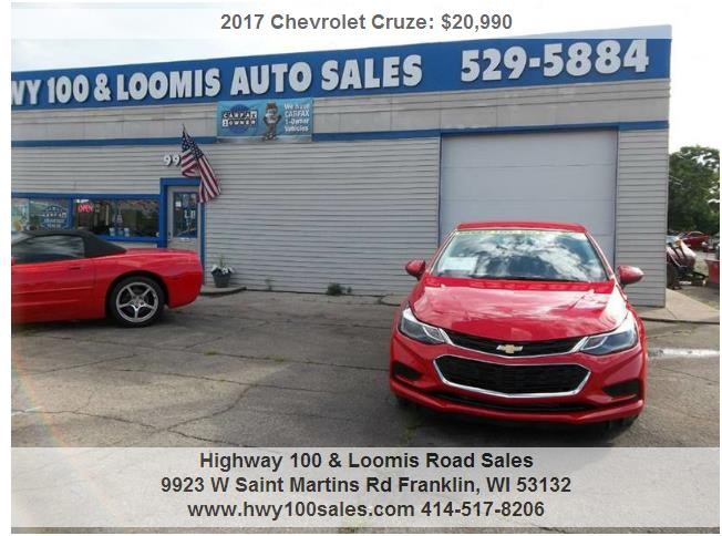 2017 Chevrolet Cruze LT