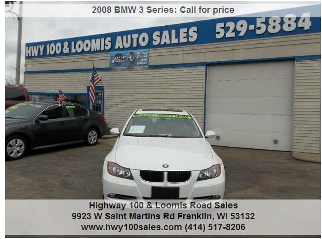 2008 BMW 328Xi SULEV