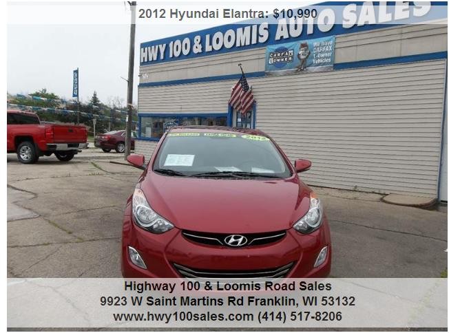 2012 Hyundai Elantra Limited PZEV