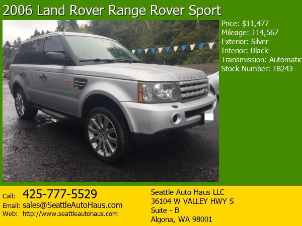 2006 Land Rover Range Rover Sport