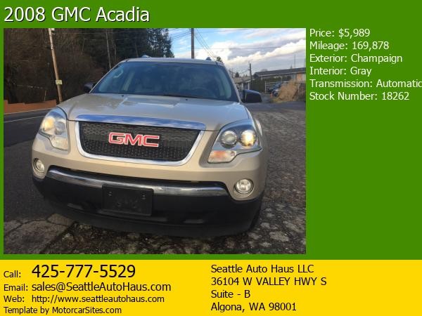 2008 GMC Acadia