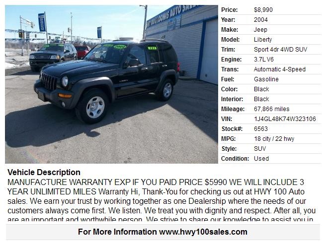 2004 Jeep Liberty