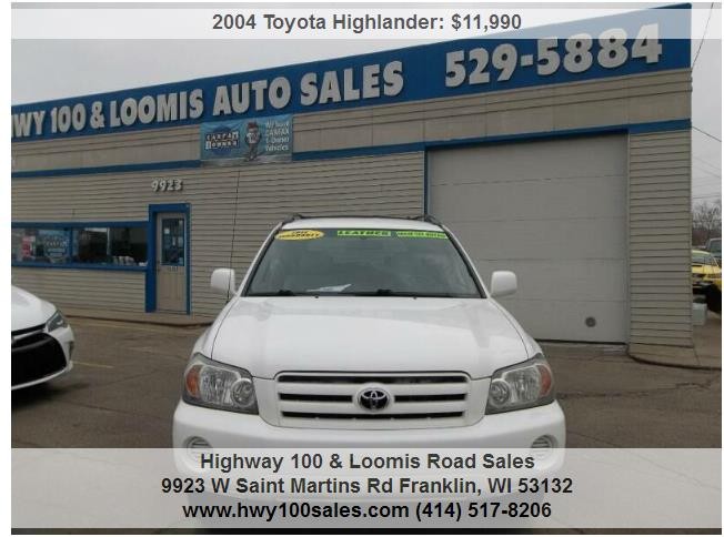 2004 Toyota Highlander LIMITED