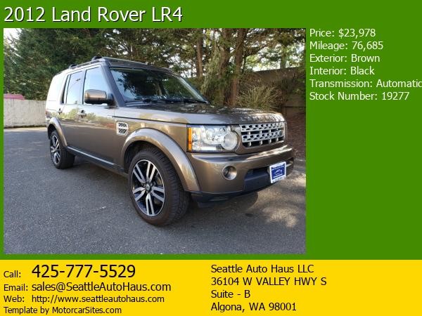 2012 Land Rover LR4