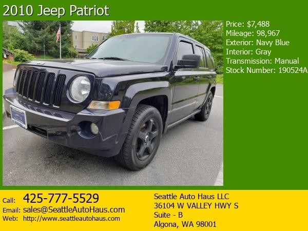 2010 Jeep Patriot SPORT