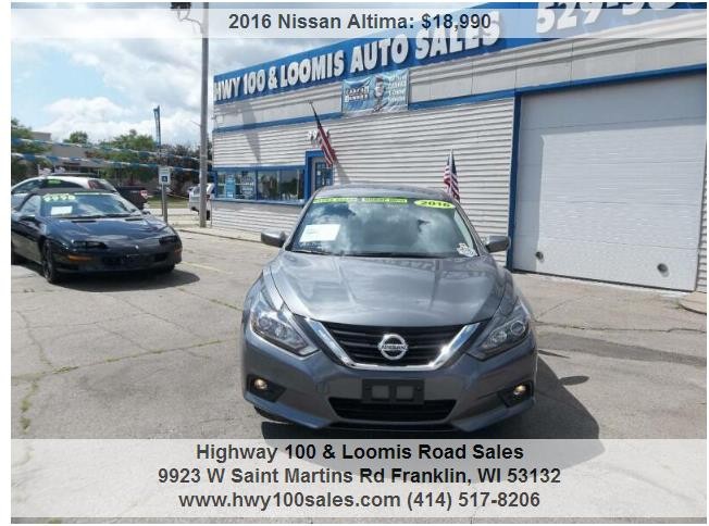 2016 Nissan Altima SR