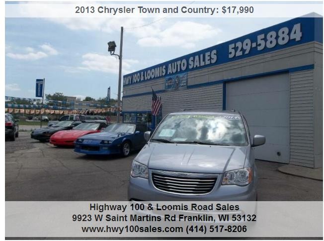 2013 Chrysler Town  Country