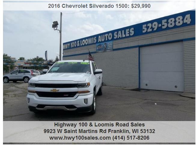 2016 Chevrolet Silverado 1500