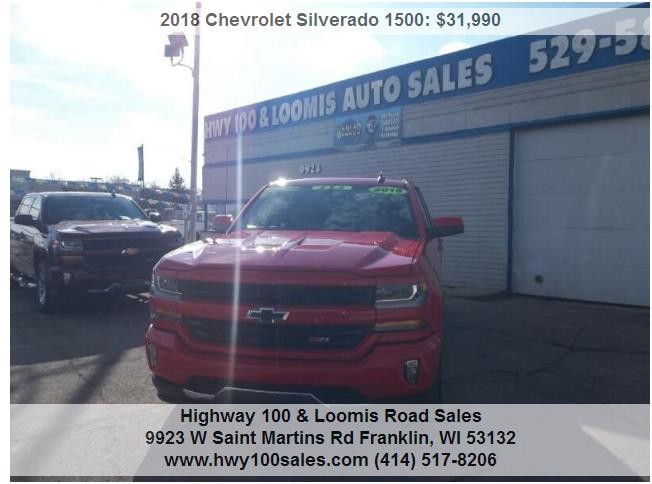 2018 Chevrolet Silverado 1500