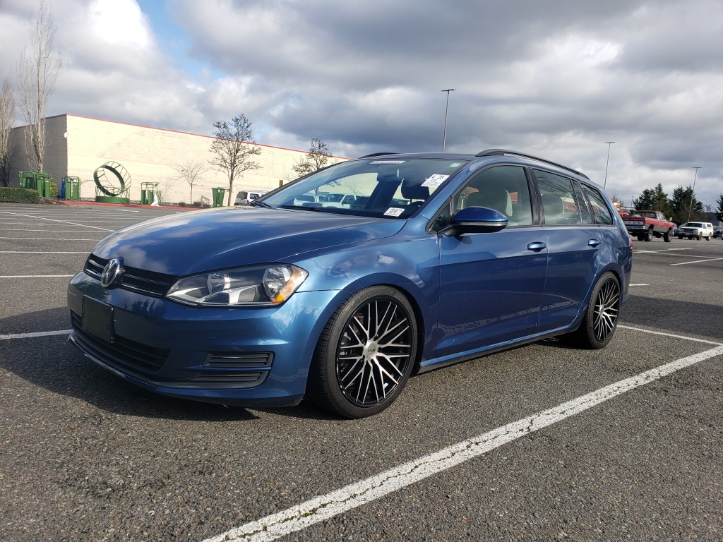 2016 Volkswagen Golf SportWagen Tuned & Lowered