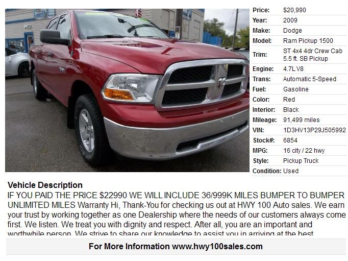 2009 Dodge Ram 1500