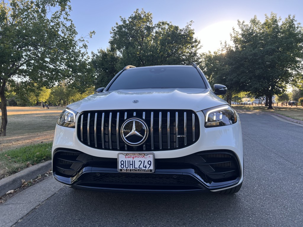 Used 2021 Mercedes-Benz GLS AMG GLS63 with VIN 4JGFF8KEXMA282255 for sale in West Sacramento, CA