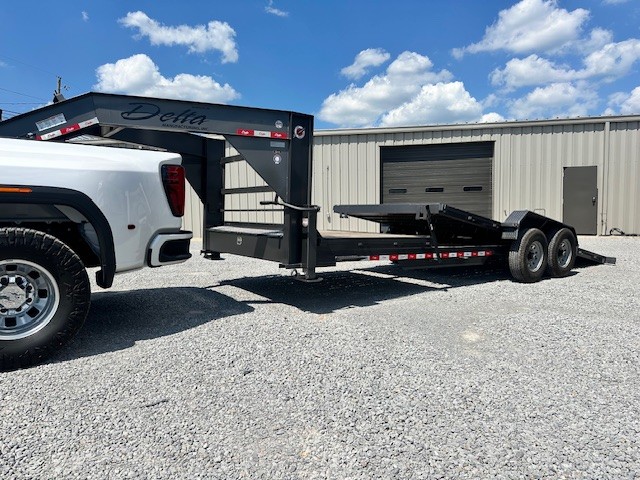 2023 Delta 22\' Tilt Gooseneck Trailer